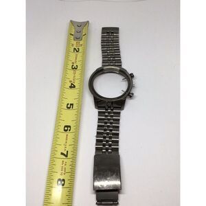 Authentic Fossil Watch Bracelet Case Links Parts Band 22mm Dark Grey A550